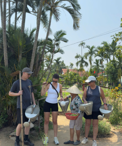 Experience a Hoi An Wellness Tour with Tra Que Vegetable Village, Hoi An Silk Village, cooking class and herbal massage. Enjoy a private Hoi An countryside tour, cultural experience and wellness escape.